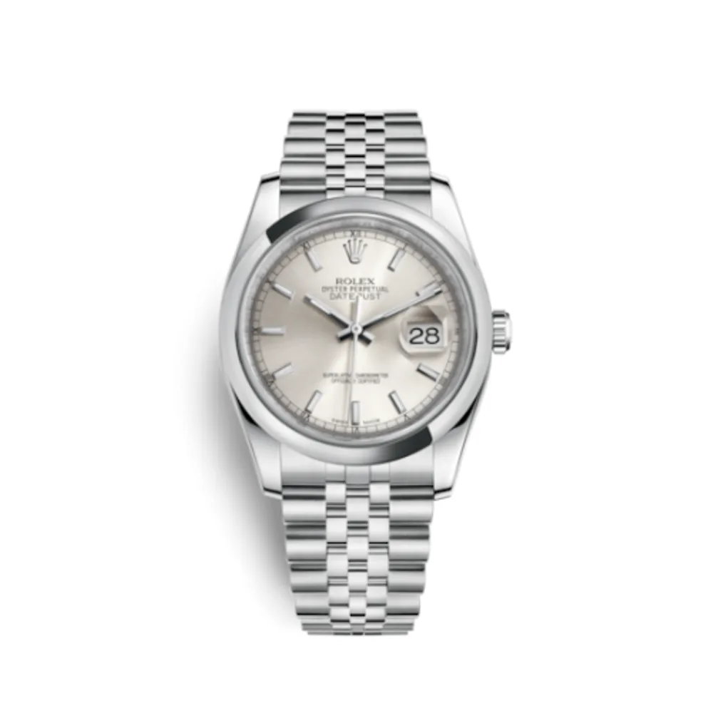 Rolex Datejust 36 Stainless Steel Domed / Jubilee / Silver