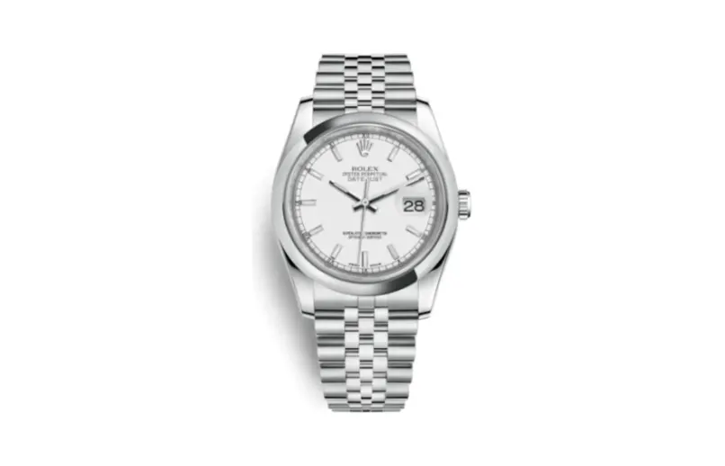 Rolex Datejust 36 Stainless Steel Domed / Jubilee / White
