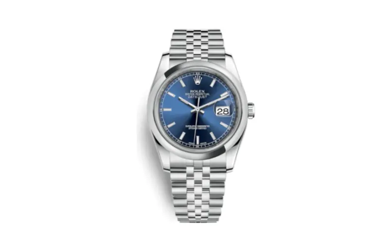Rolex Datejust 36 Stainless Steel Domed / Jubilee / Blue