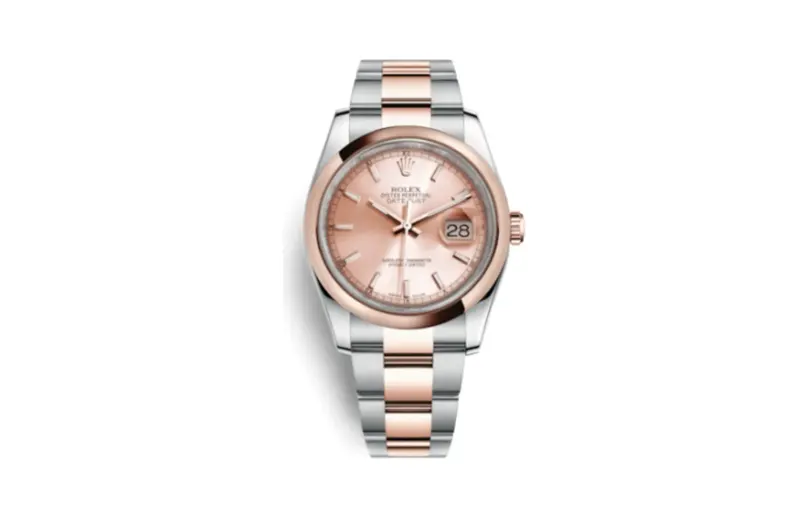 Rolex Datejust 36 Rolesor Everose Domed / Oyster / Pink