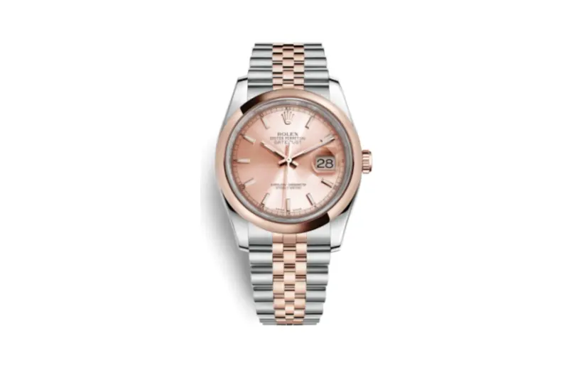 Rolex Datejust 36 Rolesor Everose Domed / Jubilee / Pink