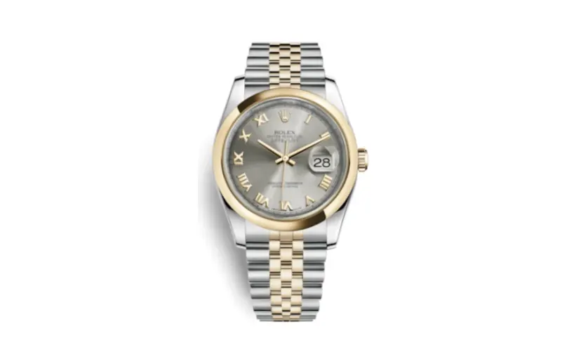 Rolex Datejust 36 Rolesor Yellow Domed / Jubilee / Steel Roman