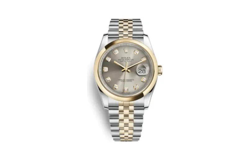 Rolex Datejust 36 Rolesor Yellow Domed / Jubilee / Steel Diamonds