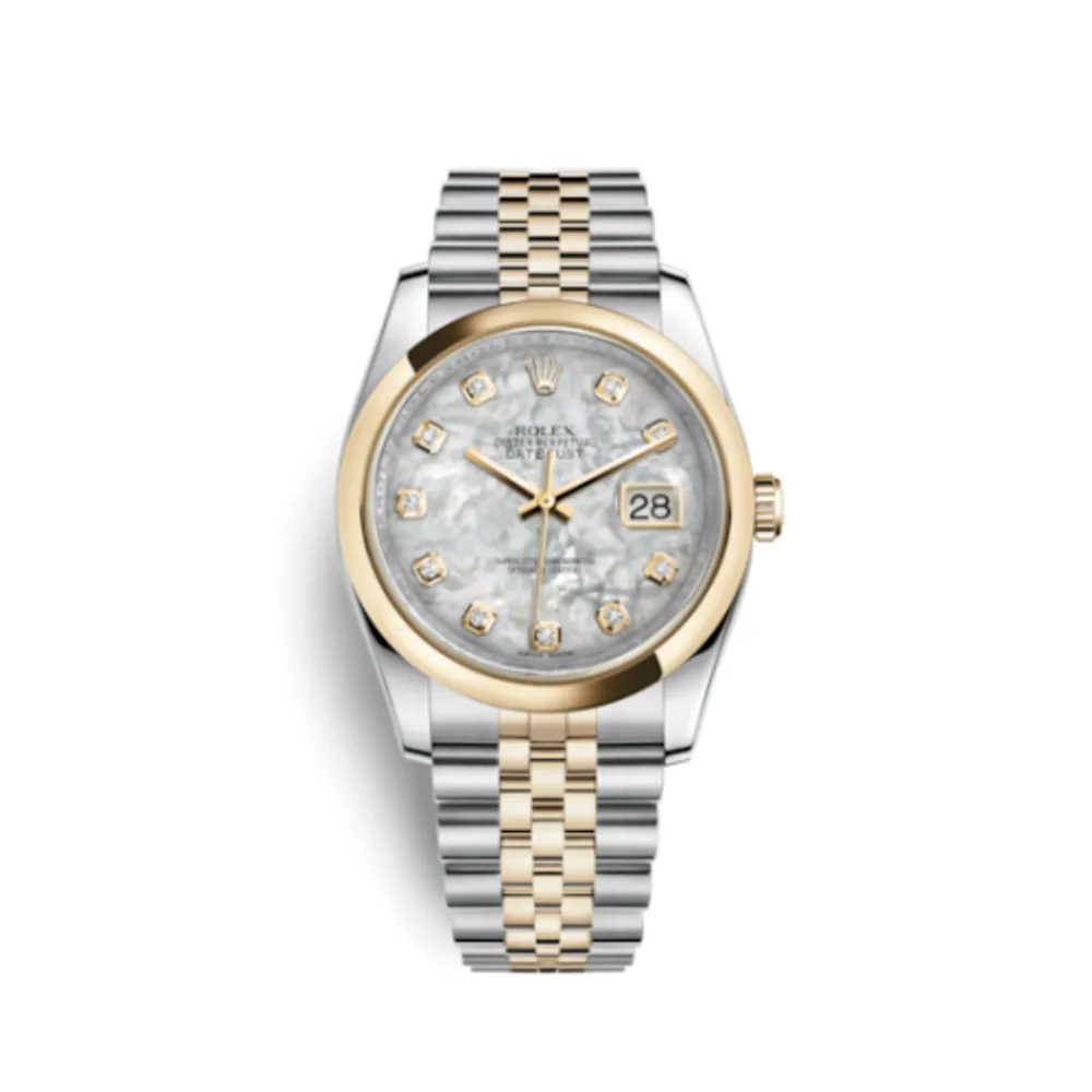 Rolex Datejust 36 Rolesor Yellow Domed / Jubilee / MOP