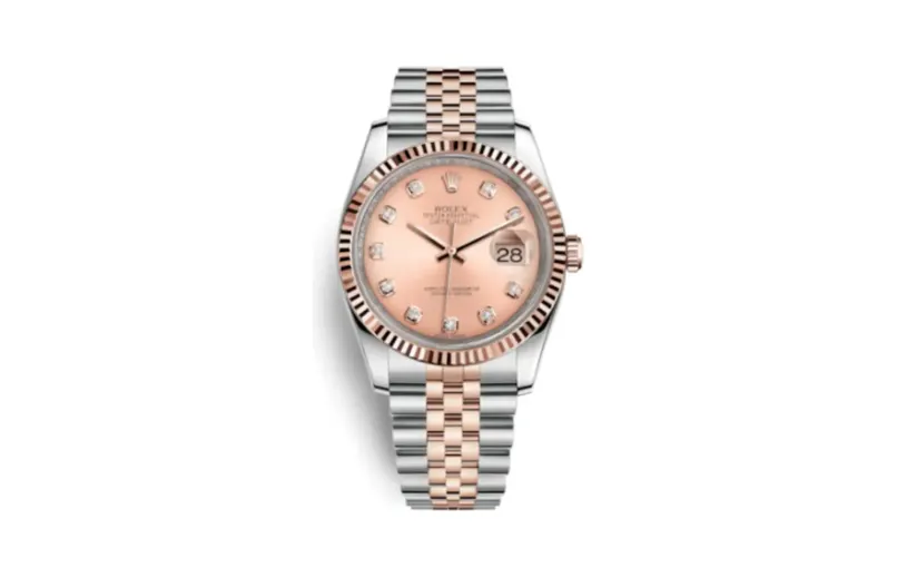 Rolex Datejust 36 Rolesor Everose Fluted / Jubilee / Pink Diamonds