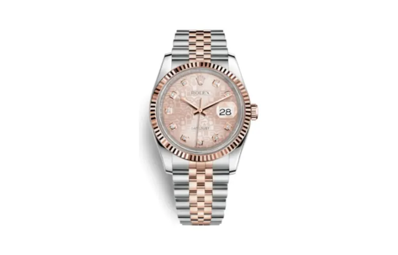 Rolex Datejust 36 Rolesor Everose Fluted / Jubilee / Pink Computer
