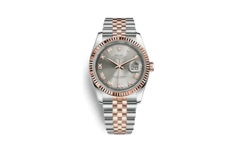 Rolex Datejust 36 Rolesor Everose Fluted / Jubilee / Pink Roman
