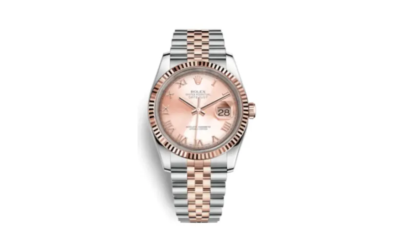 Rolex Datejust 36 Rolesor Everose Fluted / Jubilee / Pink Roman