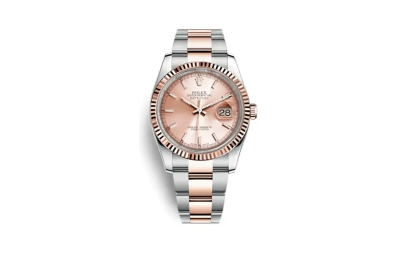 Rolex Datejust 36 Rolesor Everose Fluted / Oyster / Pink