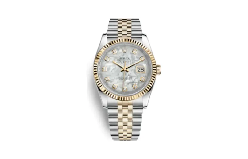 Rolex Datejust 36 Rolesor Yellow Fluted / Jubilee / MOP