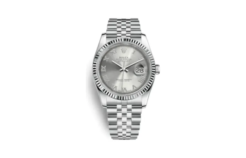Rolex Datejust 36 Stainless Steel Fluted / Jubilee / Rhodium Roman