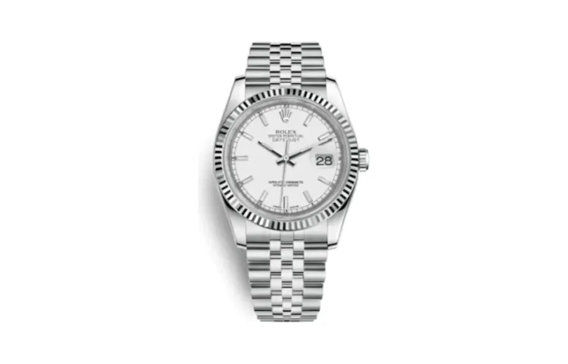 Rolex Datejust 36 Stainless Steel Fluted / Jubilee / White