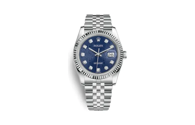Rolex Datejust 36 Stainless Steel Fluted / Jubilee / Blue Computer