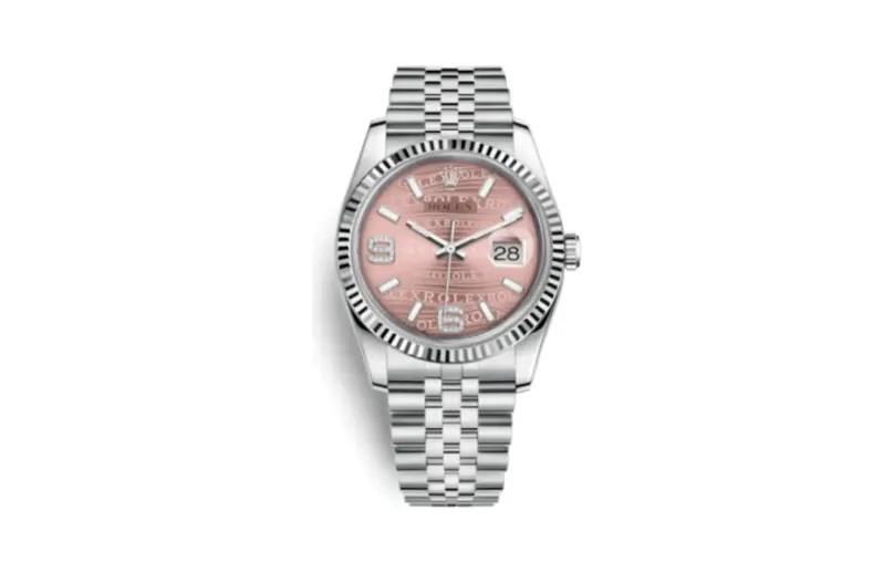 Rolex Datejust 36 Stainless Steel Fluted / Jubilee / Pink Wave