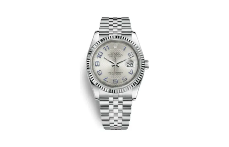 Rolex Datejust 36 Stainless Steel Fluted / Jubilee / Silver Arabic