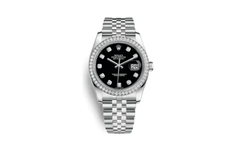 Rolex Datejust 36 Stainless Steel Diamond / Jubilee / Black Diamond