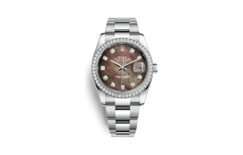 Rolex Datejust 36 Stainless Steel Diamond / Oyster / Black MOP
