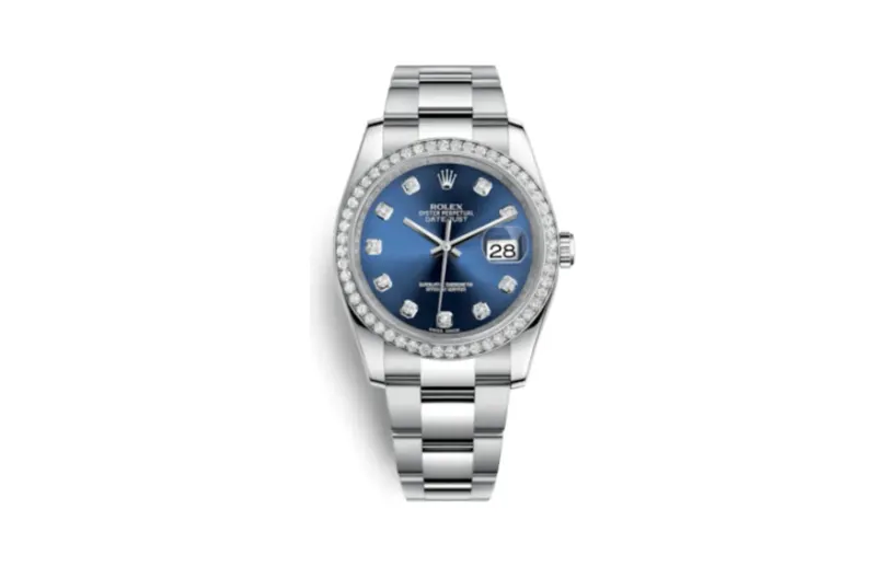 Rolex Datejust 36 Stainless Steel Diamond / Oyster / Blue Diamond