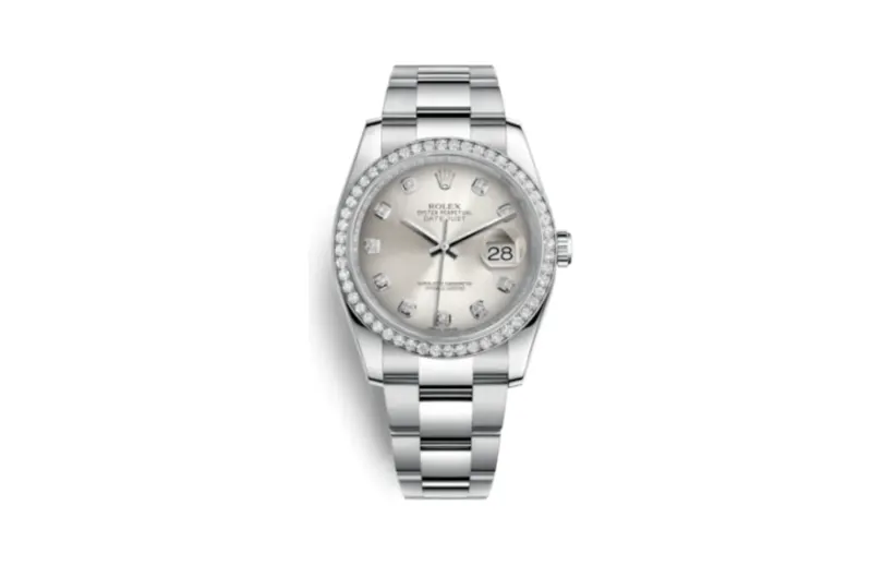 Rolex Datejust 36 Stainless Steel Diamond / Oyster / Silver Diamonds