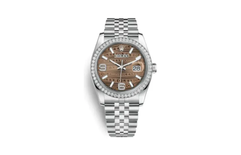 Rolex Datejust 36 Stainless Steel Diamond / Jubilee / Bronze Wave