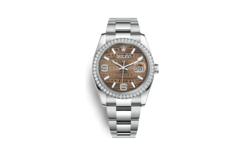 Rolex Datejust 36 Stainless Steel Diamond/ Oyster / Bronze Wave