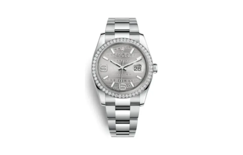 Rolex Datejust 36 Stainless Steel Diamond/ Oyster / Rhodium Wave