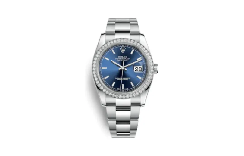 Rolex Datejust 36 Stainless Steel Diamond / Oyster / Blue