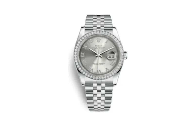 Rolex Datejust 36 Stainless Steel Diamond / Jubilee / Rhodium Roman