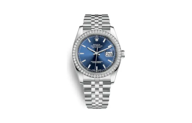 Rolex Datejust 36 Stainless Steel Diamond / Jubilee / Blue