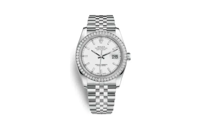 Rolex Datejust 36 Stainless Steel Diamond / Jubilee / White