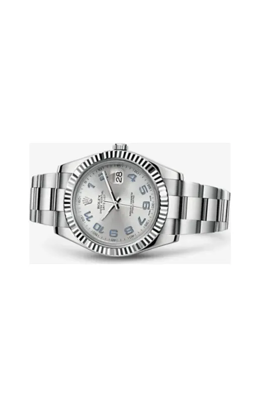 Rolex Datejust II Fluted Rhodium