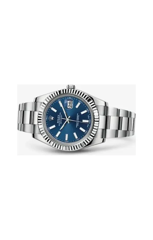 Rolex Datejust II Fluted Blue