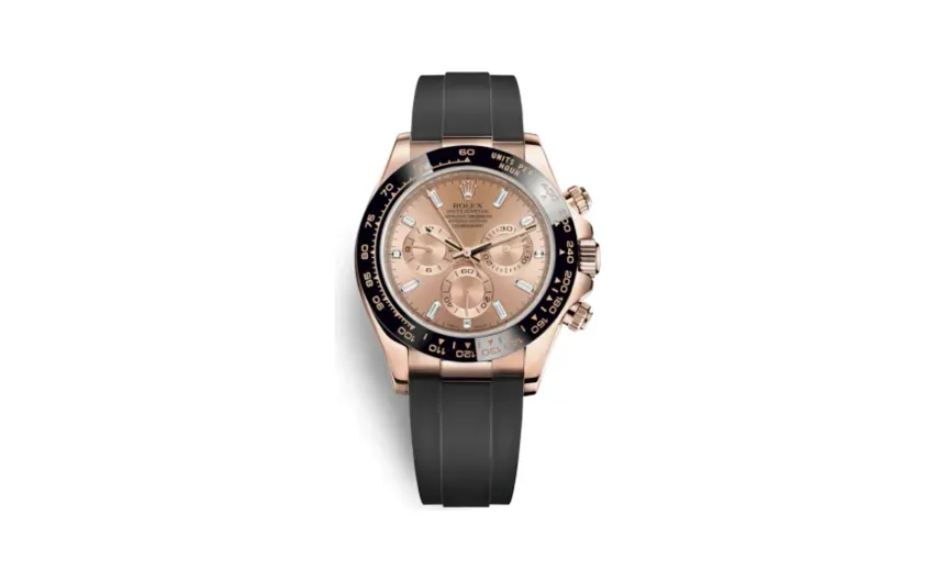 Rolex Cosmograph Daytona Everose / Cerachrom / Pink - Baguette / Oysterflex