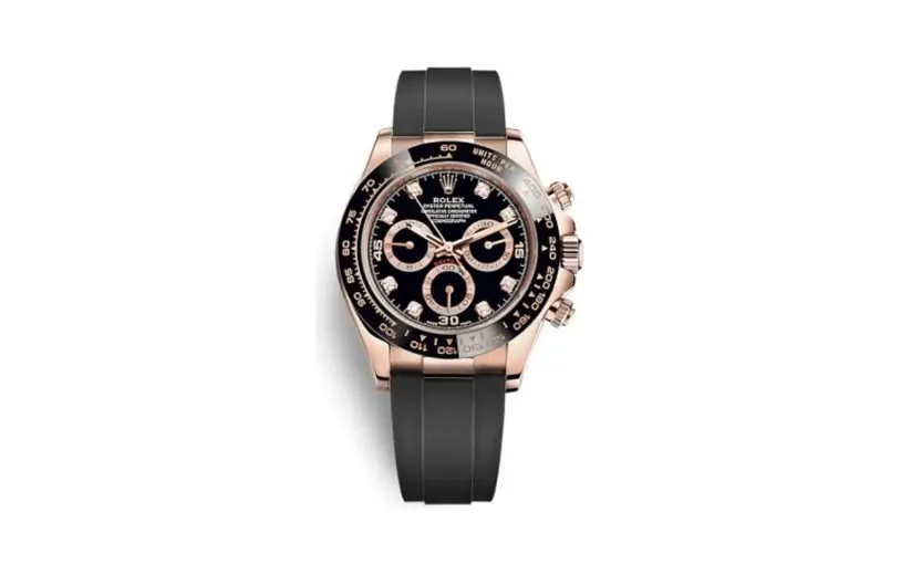 Rolex Cosmograph Daytona Everose / Cerachrom / Black - Diamond / Oysterflex