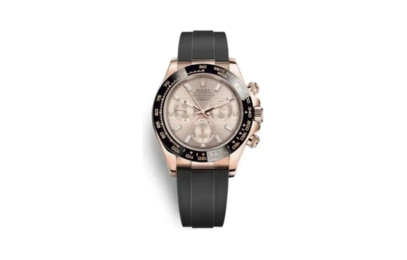 Rolex Cosmograph Daytona Everose / Cerachrom / Pink - Baguette / Oysterflex