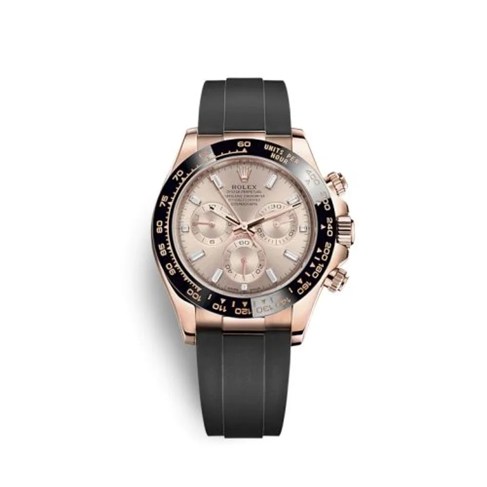 Rolex Cosmograph Daytona Everose / Cerachrom / Pink - Baguette / Oysterflex