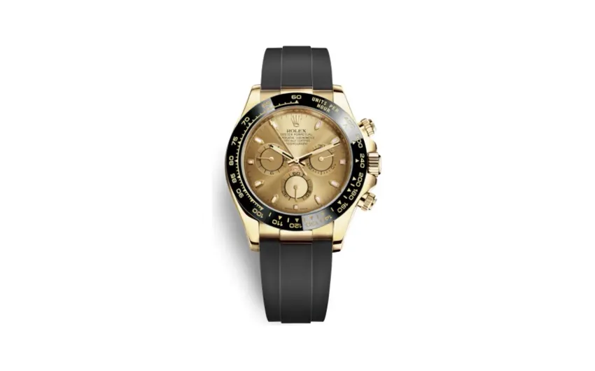 Rolex Cosmograph Daytona Yellow Gold / Cerachrom / Champagne / Oysterflex