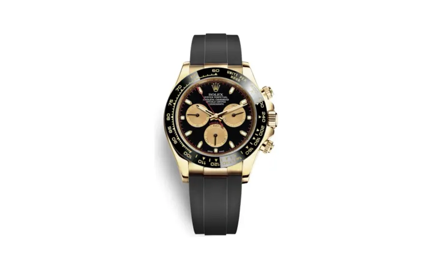 Rolex Cosmograph Daytona Yellow Gold / Cerachrom / Black / Oysterflex