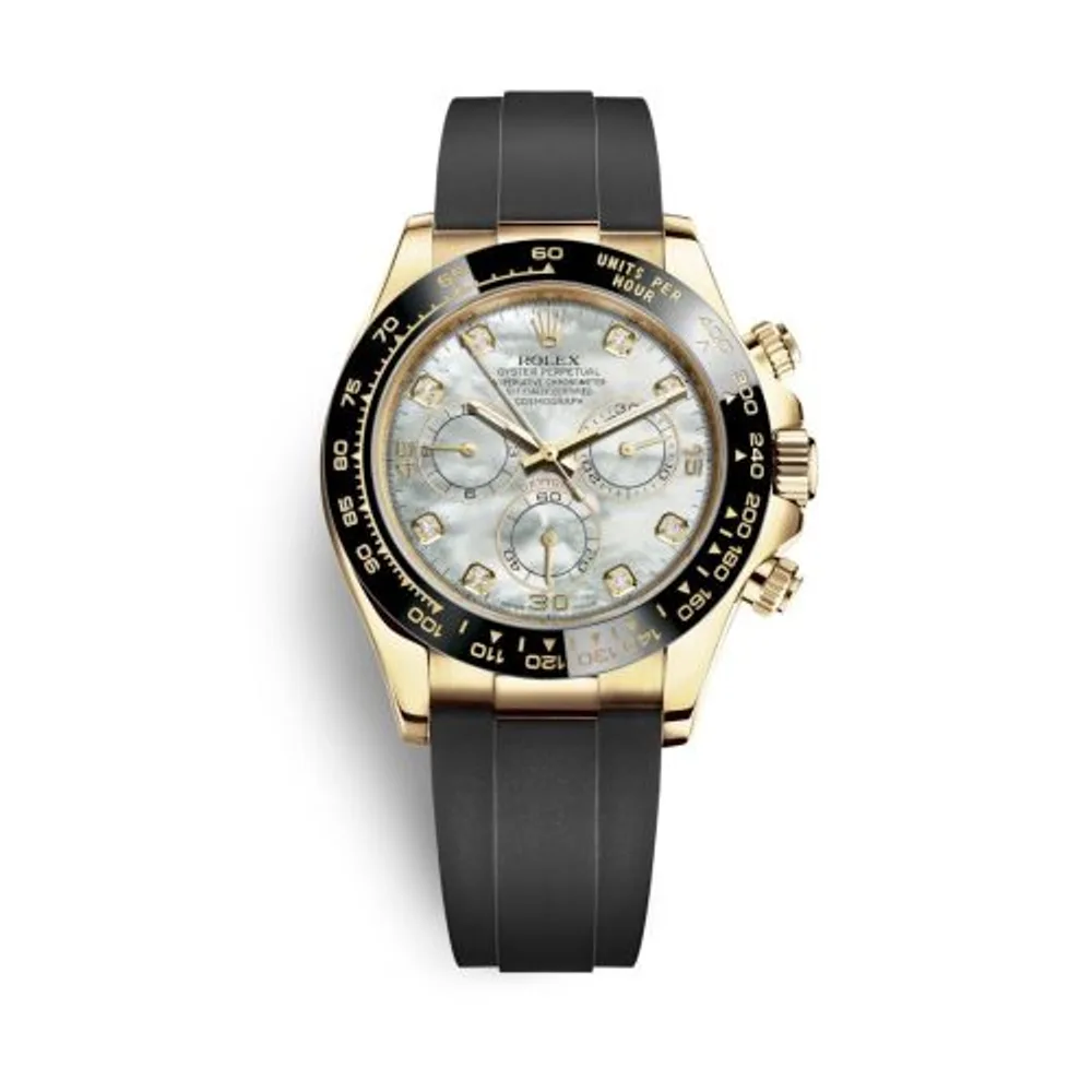 Rolex Cosmograph Daytona Yellow Gold / Cerachrom / MOP-Diamond / Oysterflex
