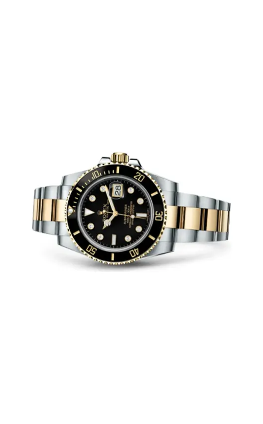 Rolex Submariner Date Rolesor / Black-Diamond