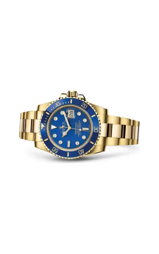Rolex Submariner Date Yellow Gold / Blue-Diamond