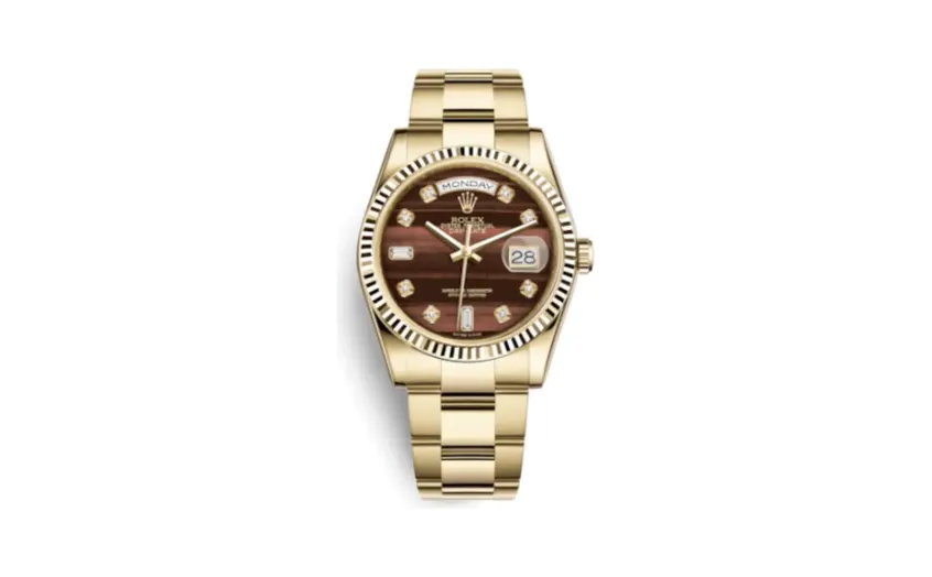 Rolex Day-Date 36 Yellow Gold Fluted / Oyster / Bull's Eye