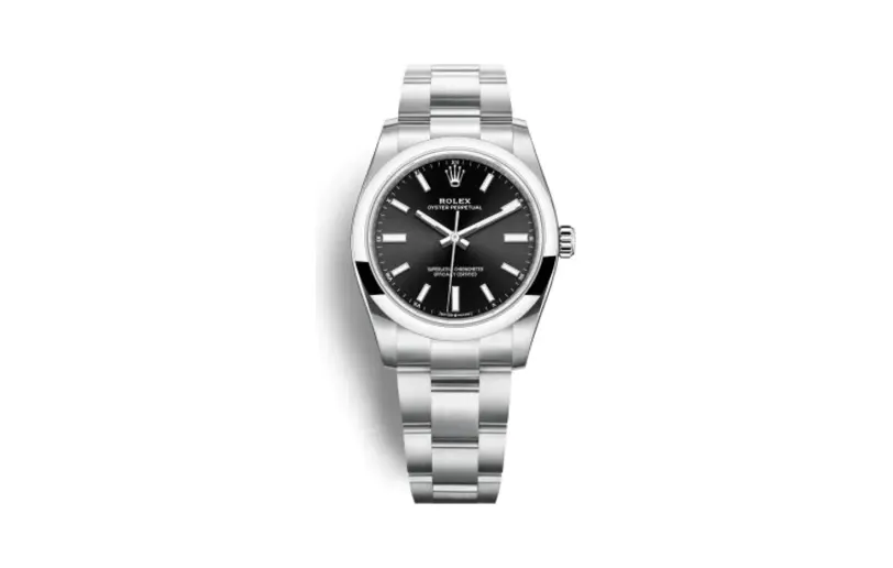 Rolex Oyster Perpetual 34 Stainless Steel / Black