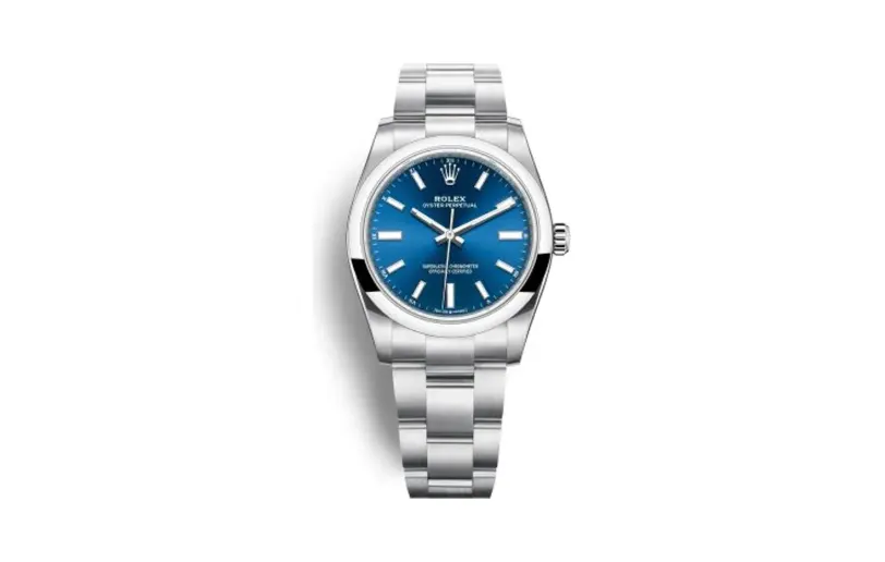 Rolex Oyster Perpetual 34 Stainless Steel / Blue