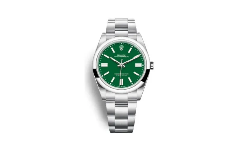Rolex Oyster Perpetual 41 Stainless Steel / Green