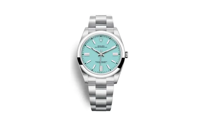 Rolex Oyster Perpetual 41 Stainless Steel / Turquoise