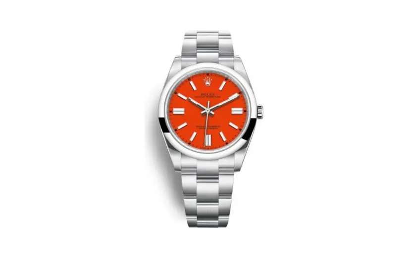 Rolex Oyster Perpetual 41 Stainless Steel / Red