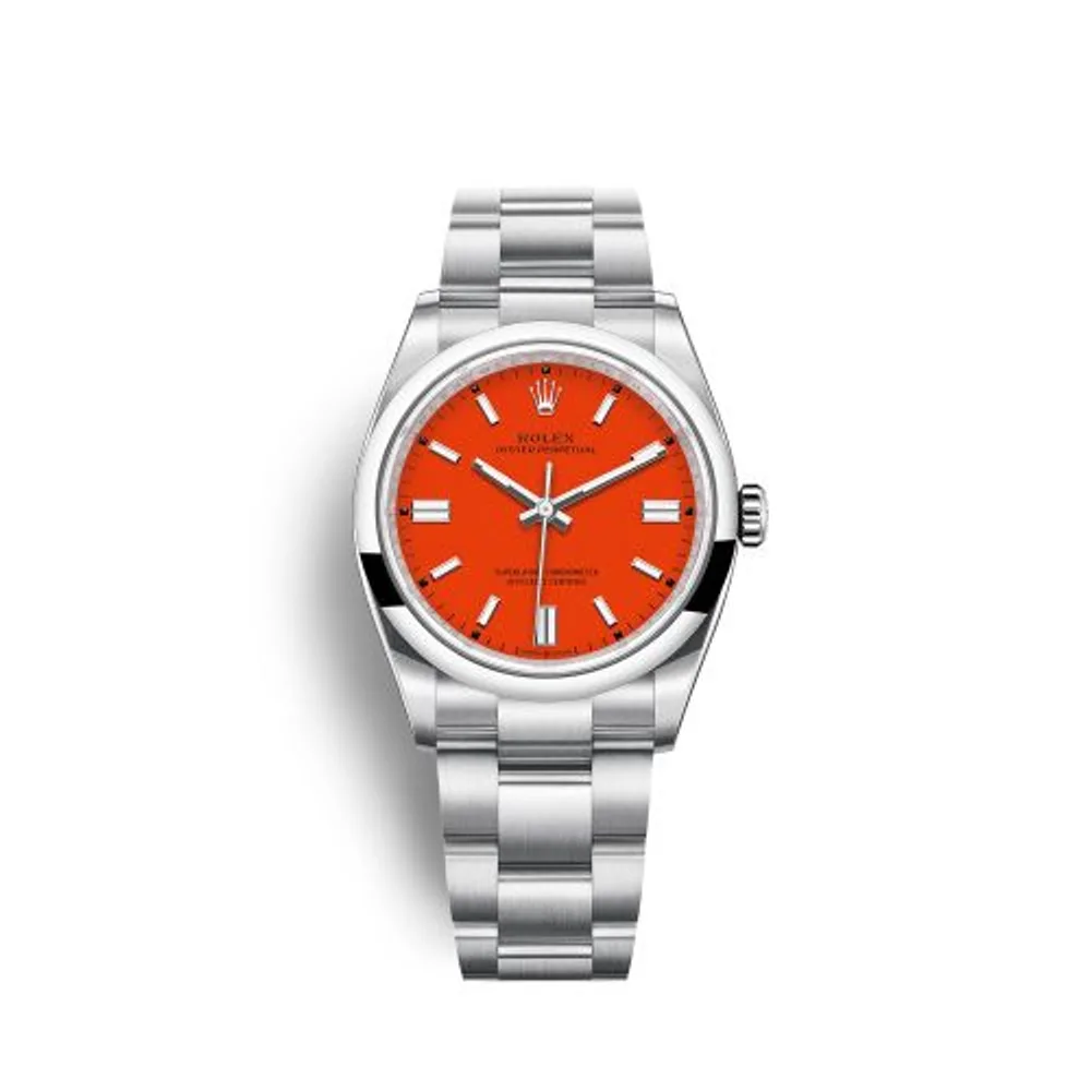 Rolex Oyster Perpetual 36 Stainless Steel / Red