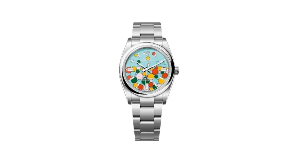 Rolex Oyster Perpetual 36 Stainless Steel / Turquoise Celebration