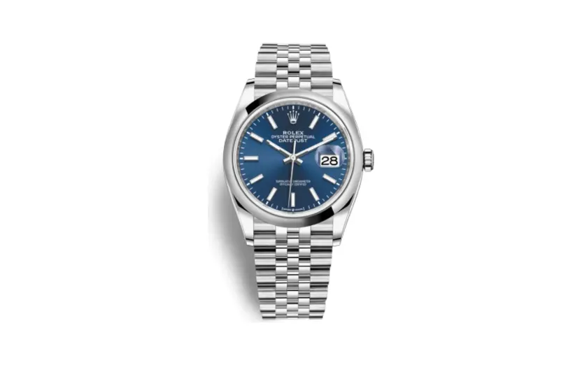 Rolex Datejust 36 Stainless Steel / Domed / Blue / Jubilee